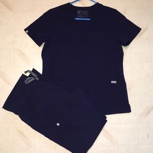 Navy blue Fig scrubs